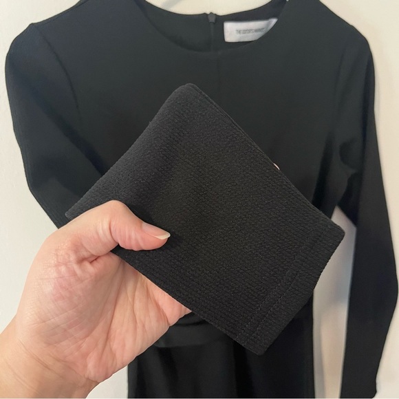 The Editors Market Dress Black Ribbed Long Sleeve XS - Picture 4 of 10